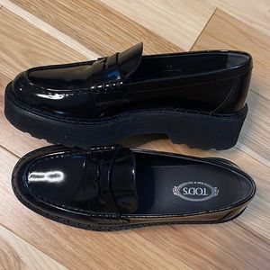 Tod's Black platform chunky loafers-size 37 (7)